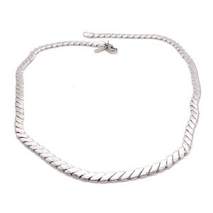 Vintage NAPIER Silver Tone Necklace 17”